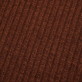 Women’s Brown Ribbed Long Sleeve Top