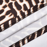 Women’s Animal Print Long Sleeve Mini Dress