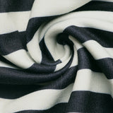 Women’s Black Striped Bow Detail Top