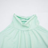 Women’s Ruched Cold Shoulder Mini Dress