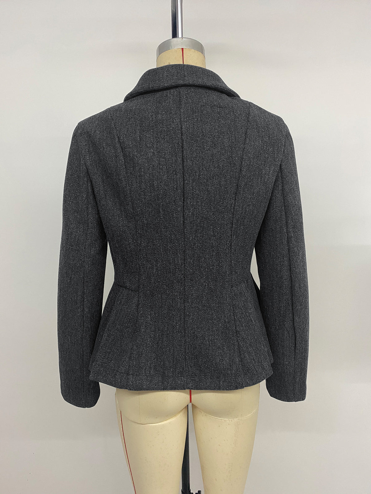 Women’s Double Breasted Peplum Blazer Jacket