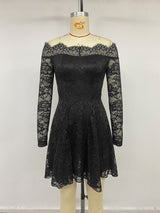 Women’s Off Shoulder Lace Mini Dress
