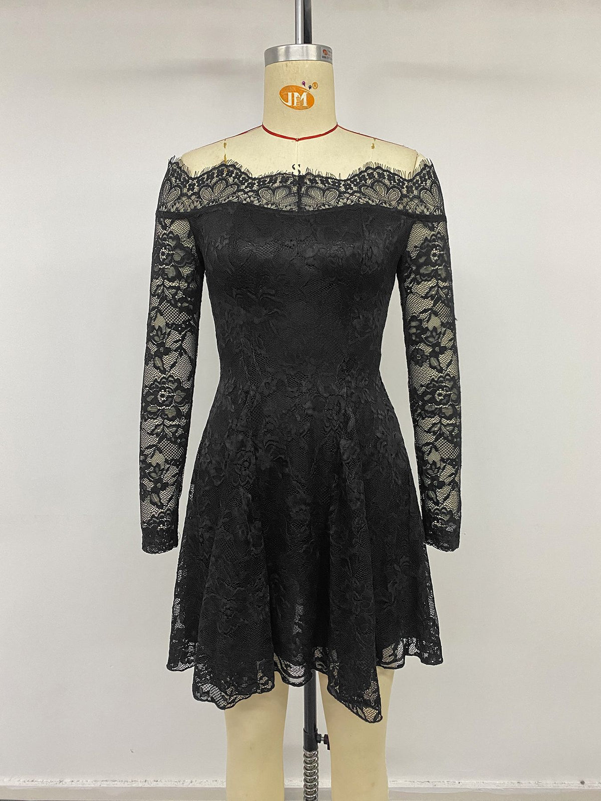 Women’s Off Shoulder Lace Mini Dress