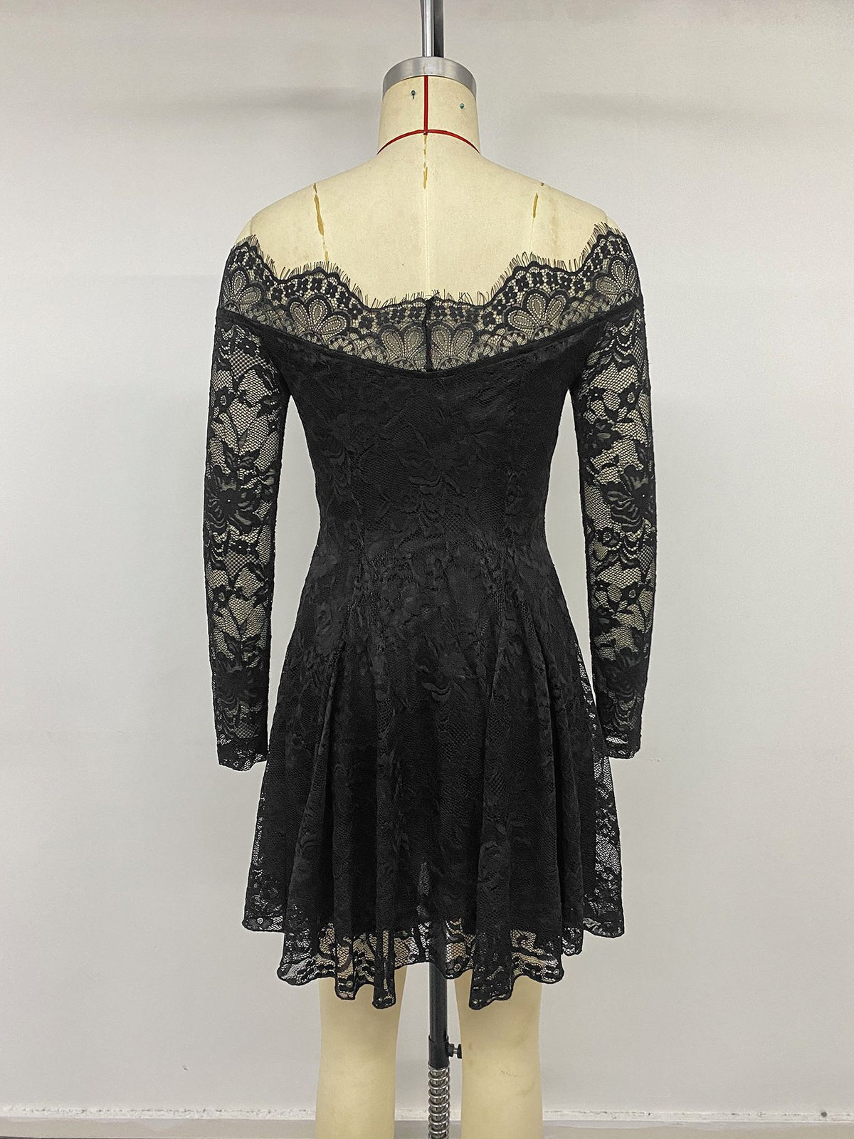 Women’s Off Shoulder Lace Mini Dress