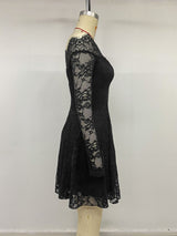 Women’s Off Shoulder Lace Mini Dress