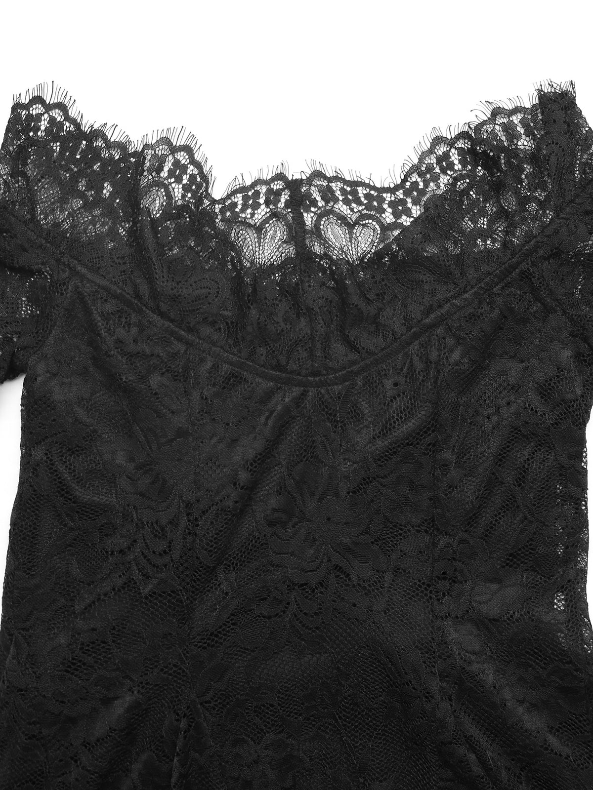 Women’s Off Shoulder Lace Mini Dress