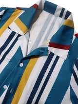 Women’s Striped Longline Shirt and Pants Set