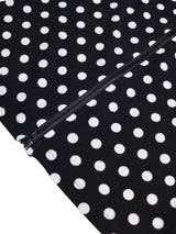 Women’s Polka Dot Zip-Up Skirt Set