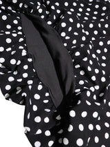 Women’s Polka Dot Zip-Up Skirt Set