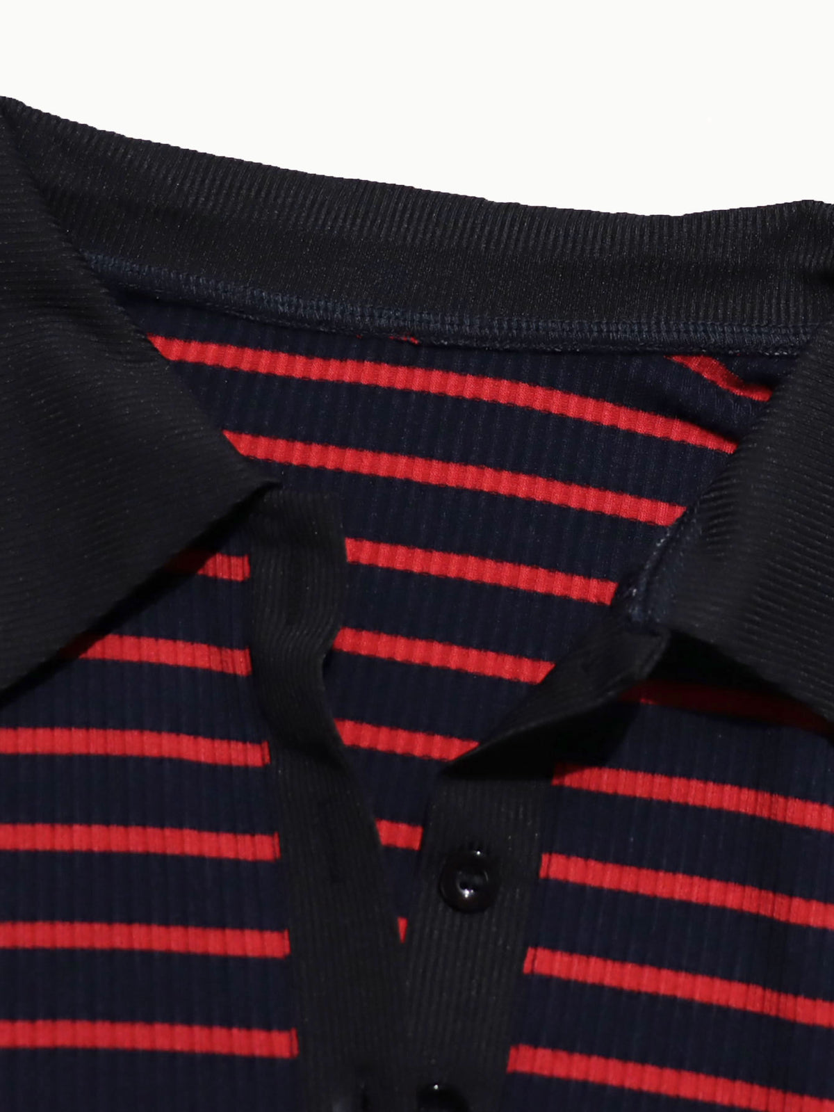 Women’s Striped Collared Button-Up Midi Dress