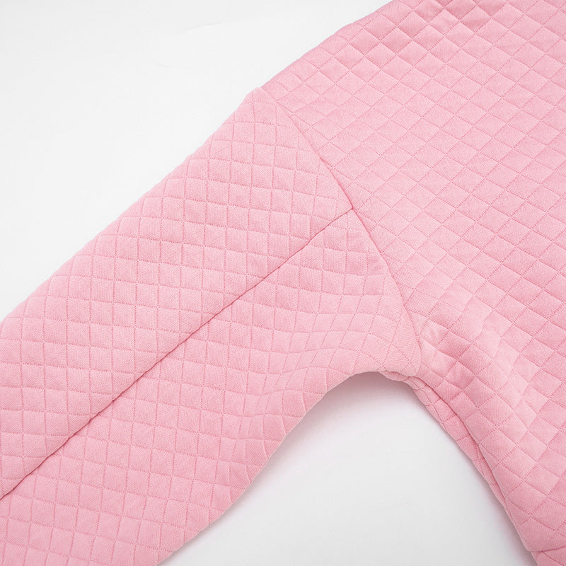 Women’s Quilted Cropped Button-Up Jacket