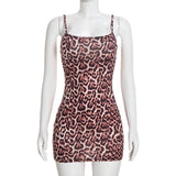 Women’s Leopard Print Dress and Jacket Set