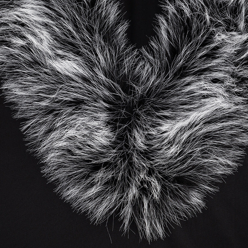 Women’s Faux Fur Collar Long Sleeve Top