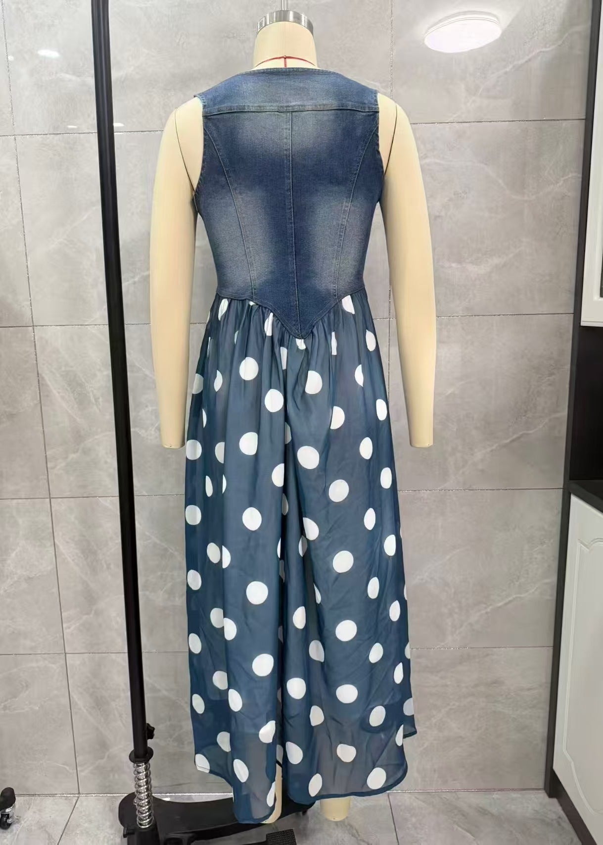 Women’s Polka Dot  Maxi Dress