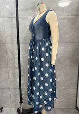 Women’s Polka Dot  Maxi Dress