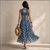 Women’s Polka Dot  Maxi Dress