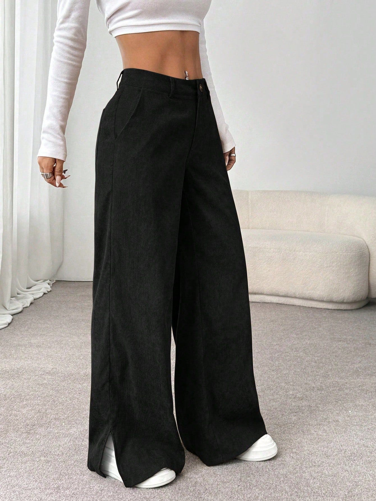Women’s High Waist Wide Leg Pants