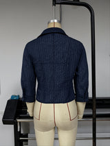 Women’s Pleated Button Front Long Sleeve Top