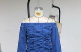 Women’s Ruched Off Shoulder Mini Dress
