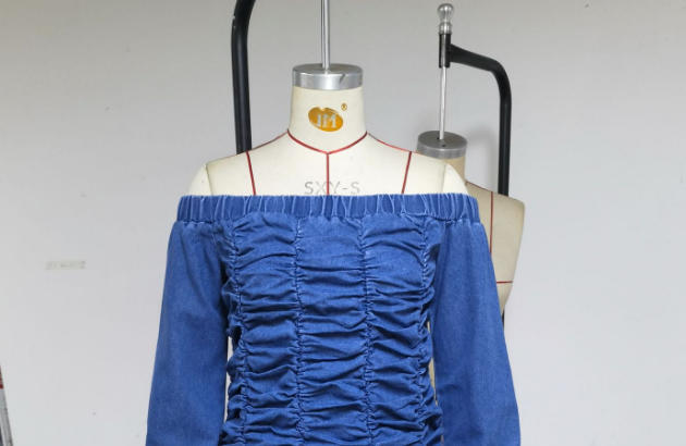 Women’s Ruched Off Shoulder Mini Dress