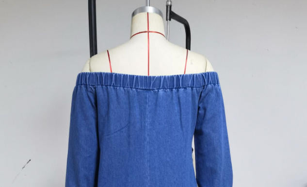 Women’s Ruched Off Shoulder Mini Dress