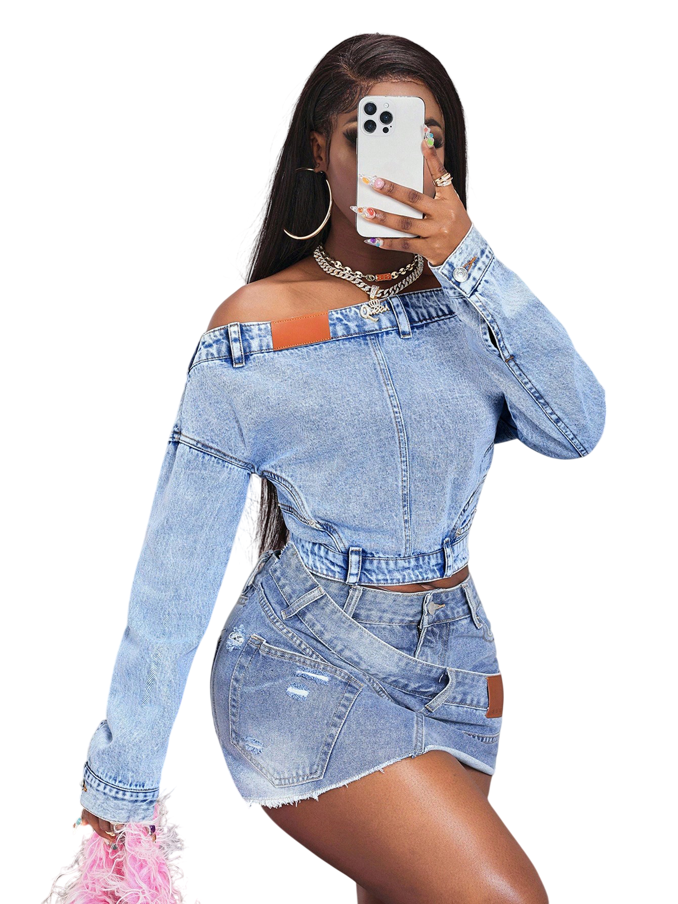 Women’s Off Shoulder  Crop Top