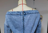 Women’s Off Shoulder  Crop Top