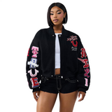Women’s Varsity Letterman Bomber Jacket