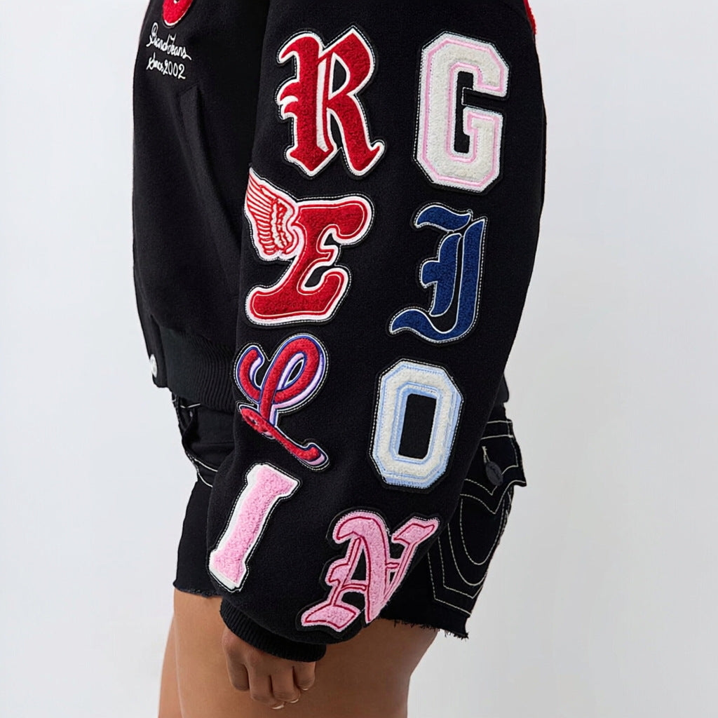 Women’s Varsity Letterman Bomber Jacket
