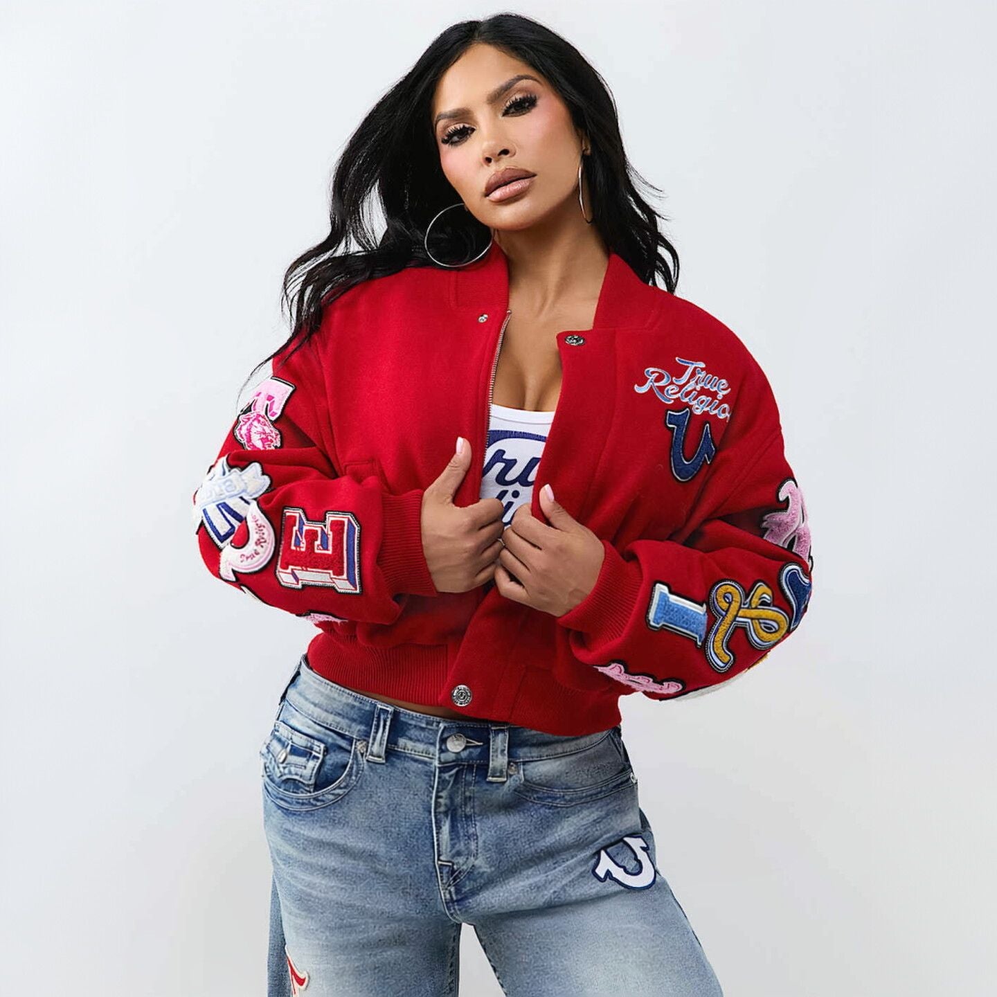Women’s Varsity Letterman Bomber Jacket