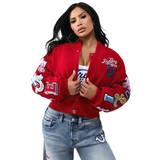 Women’s Varsity Letterman Bomber Jacket