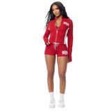 Women’s Zip-Up Jacket and Shorts Set