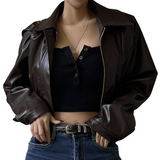 Women’s Cropped Collared Jacket