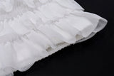 Women’s Ruffle Crop Top and Mini Skirt Set