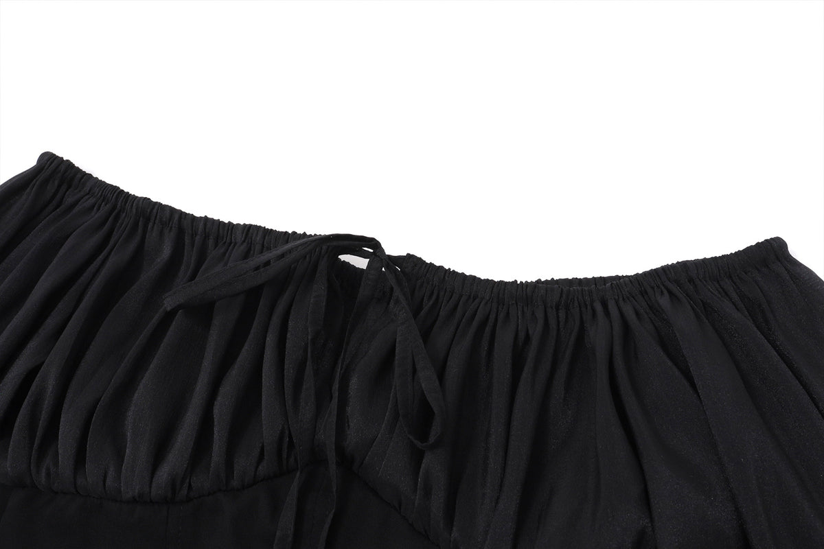 Women’s Off Shoulder Corset Mini Skirt Set