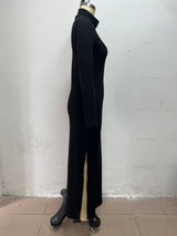 Women’s Ribbed Zip Front Maxi Dress