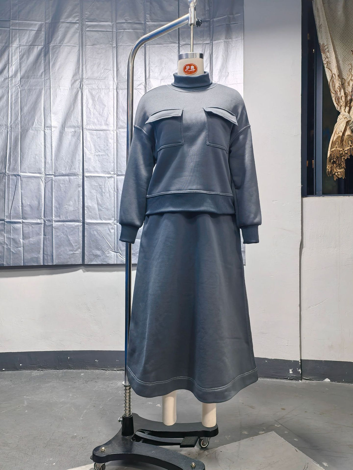 Women’s Two-Piece Sweater Skirt Set