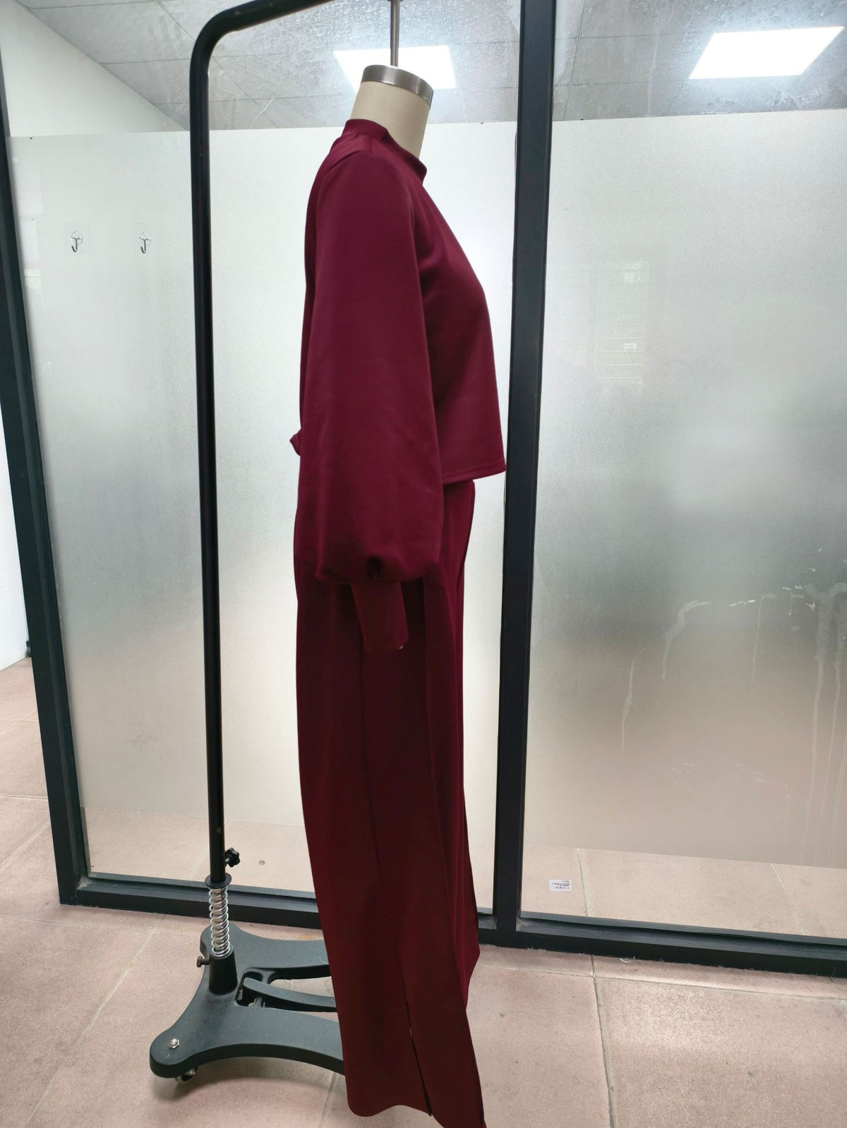 Women’s Cropped Top & Wide Leg Pants Set