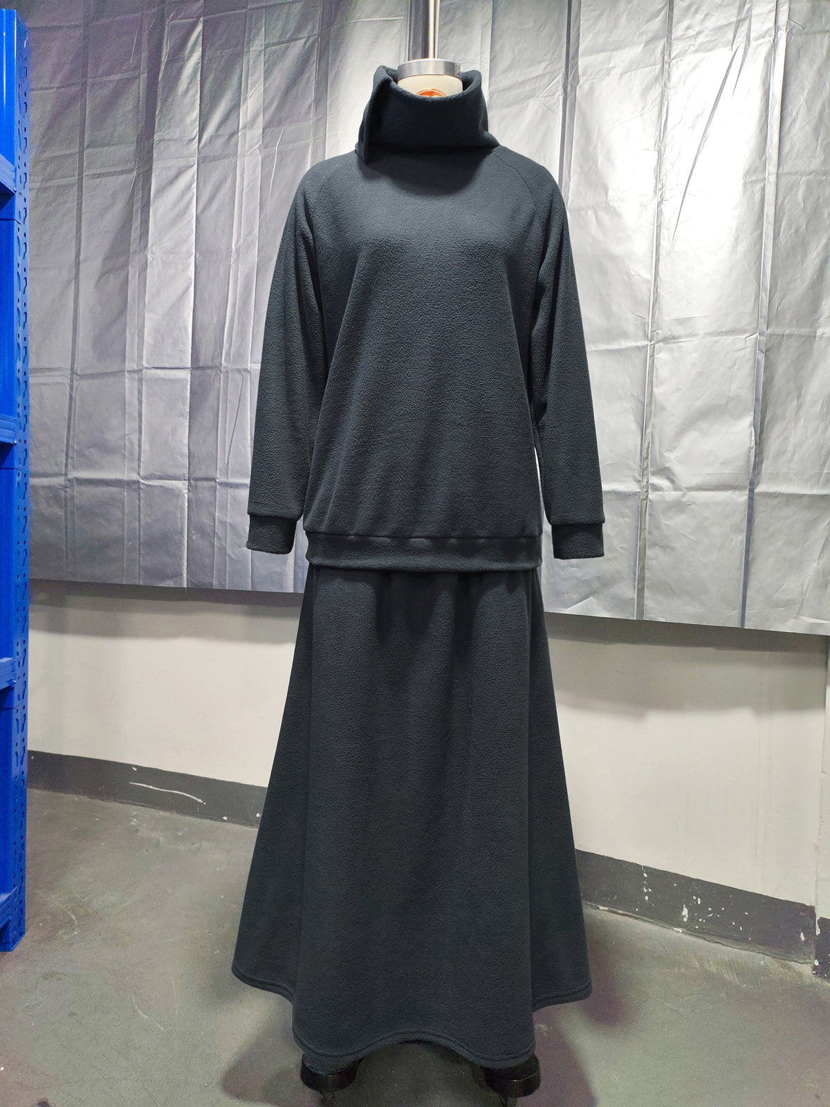 Women’s Turtleneck Top and Maxi Skirt Set