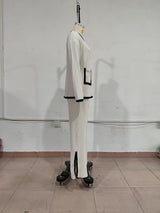 Women’s Ribbed Long Sleeve Top and Pants Set
