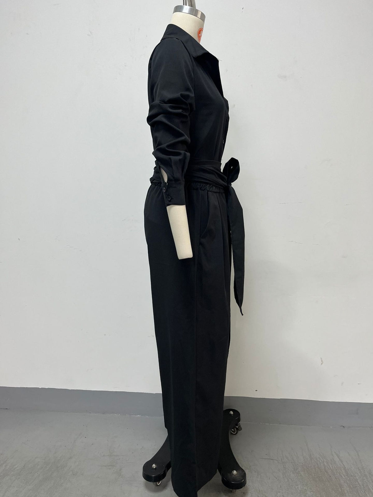 Women’s Button Front Shirt and Wide Leg Pants Set