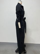 Women’s Button Front Shirt and Wide Leg Pants Set