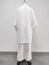 Women’s Kimono Top & Wide Leg Pants 3-Piece Set