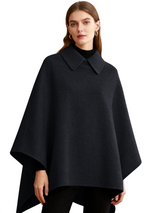 Women’s Oversized Collared Cape Top