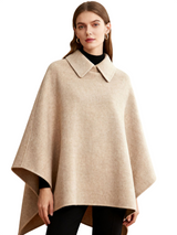 Women’s Oversized Collared Cape Top