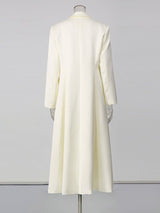 Women’s Tailored Asymmetrical Ruffle Midi Dress