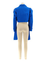 Women’s Cropped Collared Button Front Top