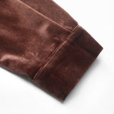 Women’s Velvet Button Front Shirt with Pocket