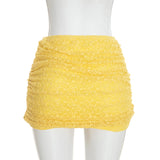 Women’s Lace Long Sleeve Top & Skirt Set