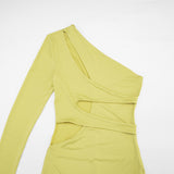 Women’s One Shoulder Cutout Romper